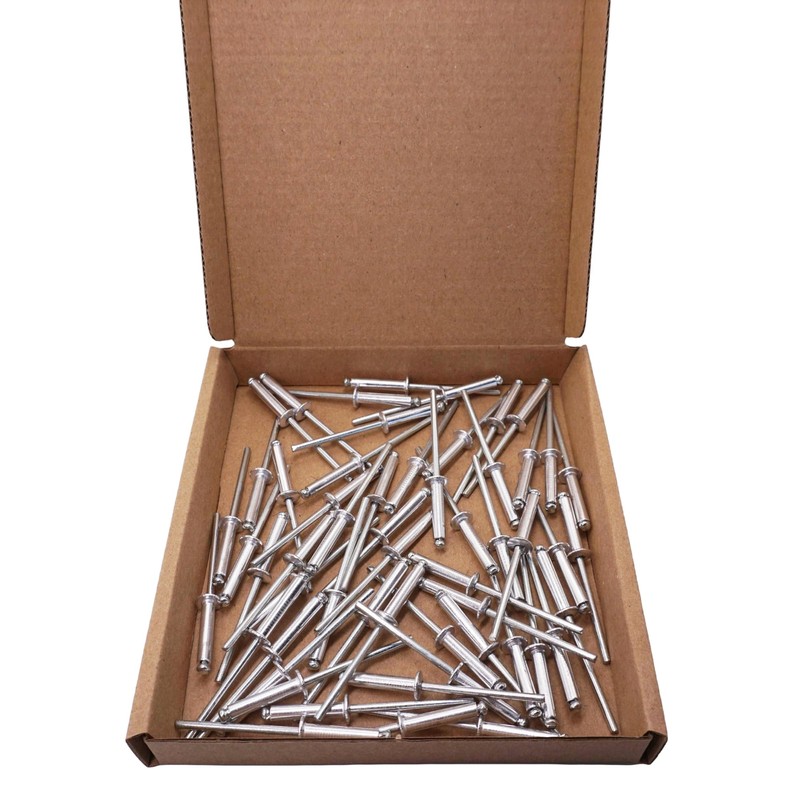 SKIR'CO Pack of 50 Aluminium Blind Rivets 4.0 x 24