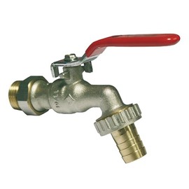 SOMATHERM Robinet d'Arrosage - 1/4 de Tour - Auto-Etanche 1/2'-3/4'