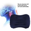 Inflatable Pillow Waist Back Cushion Auto Inflation Foldable for Travel