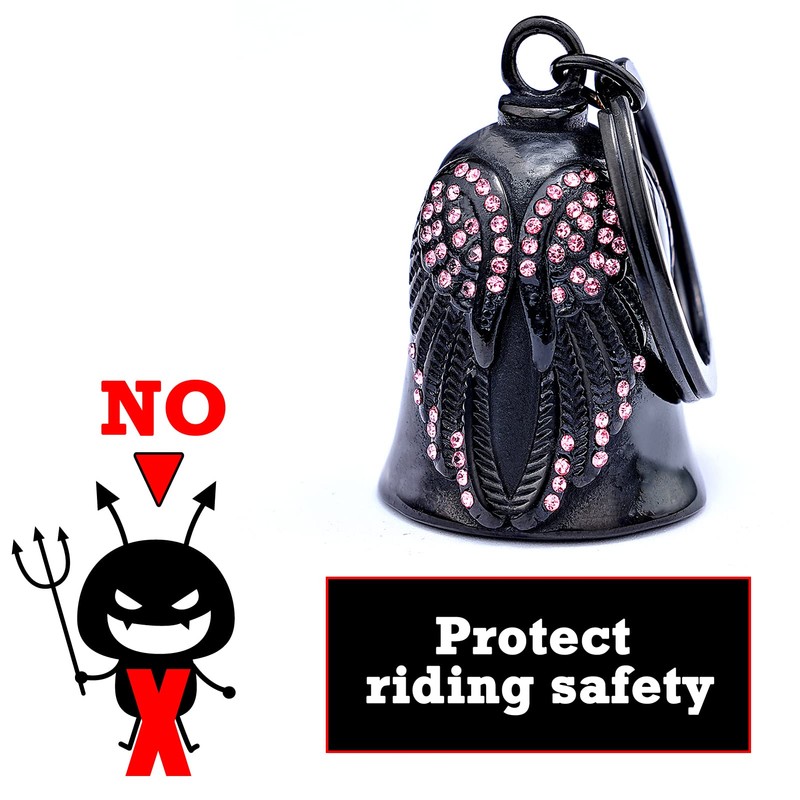 CYZBTBl Motorcycle Women Bells - Motorcycle Angel Bell For Men