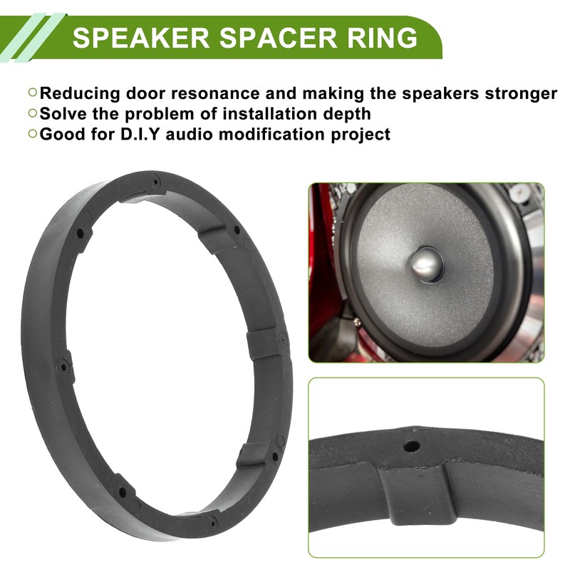 X AUTOHAUX Universal for 6.5" Speaker Spacer Ring Tweeter Speaker