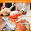 Lost Deer Kitchen Scissors with Metal Handles for Chicken, Poultry,