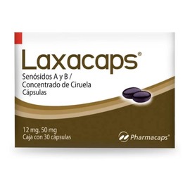 GELCAPS Laxante Laxacaps Senósidos A Y B C/30 Cápsulas