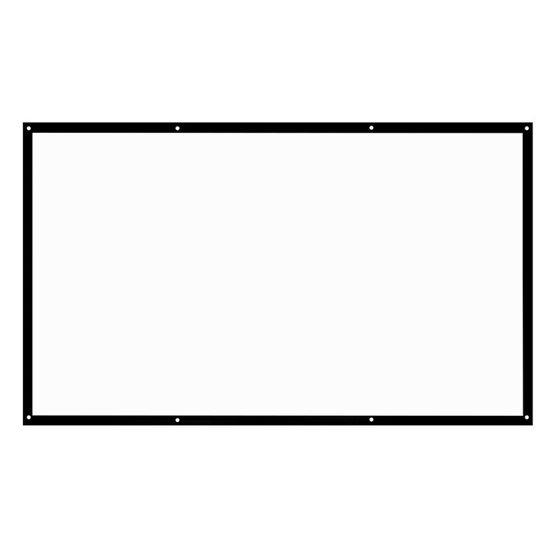 120-inch 16:9 Projector Screen Portable HD Projection Screen Foldable Wall