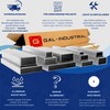 GAL-INDUSTRIAL Aluminium Profile Aluminium Square Tube 20 x 10 x