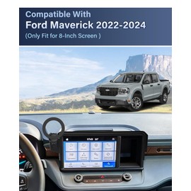 PZK Car Phone Holder for Ford Maverick 2022 2023 2024 Accessories Only for 8-Inch Screen Fixed Clip Fixed Clip Compatible with Magsafe Car Phone Mount Strong Magnets 360° Rotation Not Affect Vent