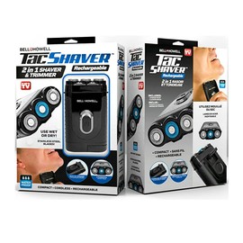 Bell+Howell TACSHAVER Moustache and Beard Trimmer, Shaver Seen On TV (Regular)
