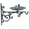 Plant Hanger Bird Bath Or Feeder Verdigris Color 10.25" Deep