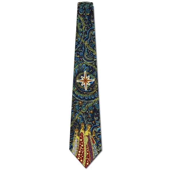 Three Wise Men Necktie - Men's Christmas Tie