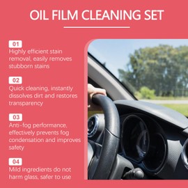 Sqsxgz Automotive Oil Film Cleaning Brush,Glass Cleaning Board,Oil Film Cleaning Brush For Car Windows,Glass Cleaning Board for Windshield,Oil Film Cleaning Brush 1Pcs