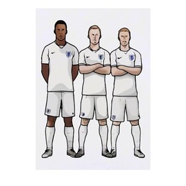 Azeeda 'Fußball-Weltmeisterschaftsmannschaft' Temporäres Tattoo - Hautfreundlicher & Ungiftiger Abziehbild · Wasserfest (TO00073809)