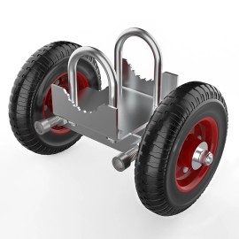 Blütezeit 6-inch Rolling Gate Rubber Wheel Carrier for Sliding Metal Tube Gates