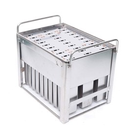 Stainless Steel Popsicle Molds, 30 Packs Professional Round Head Grooved Ice Pop Molds, Metal Ice Lolly Popsicle Mold Ice Cream Maker Mold Stick Holder, Single Cup Capacity 115g (30Pcs 115g)