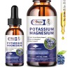 2 Potassium Magnesium Drops High Absorption,Imp<wbr/>roved Sleep,Stress Anxiety Relief