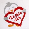 Abc Casa “ Ich Liebe Dich” [German Text] Hand Towel,