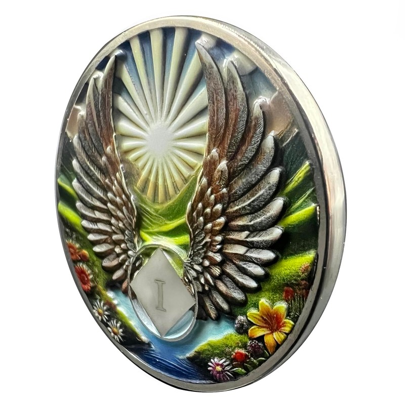 Leafence Recovery and Resilience Commemorative Sobriety Coin Recovery Addiction and