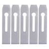 5Pcs Planer Blades Steel 38mm Portable Knife Replacement Accessories for