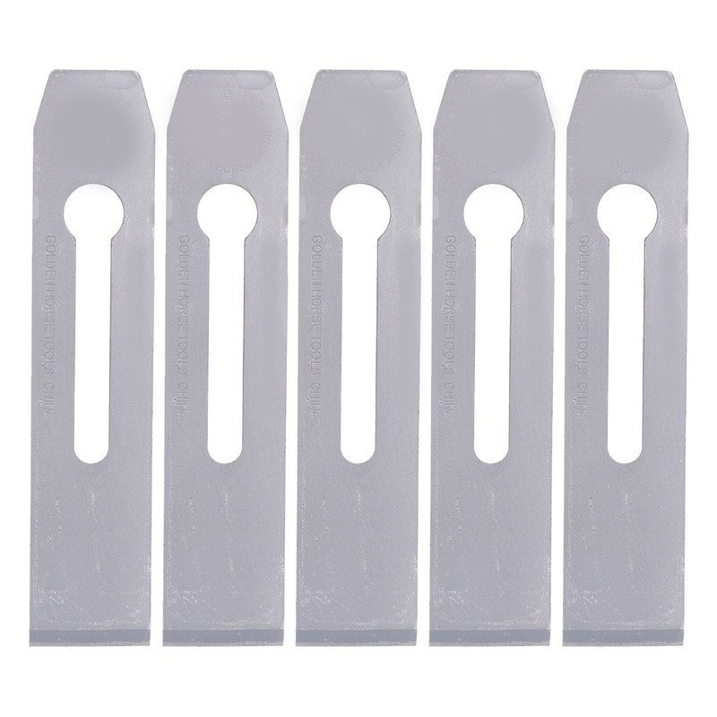 5Pcs Planer Blades Steel 38mm Portable Knife Replacement Accessories for