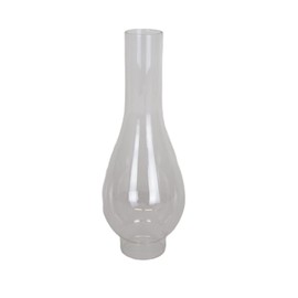 Lehman's Clear Oil Lamp Chimney, Durable Glass Replacement for Oil Lamps, Ideal for Standard Hurricane and Lantern Lamps, 2-In Base, 6 in Height