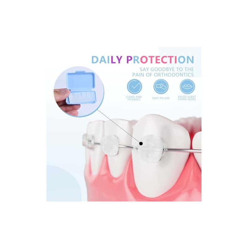 KISEER 12 unidades de cera dental ortodóntica para portadores de