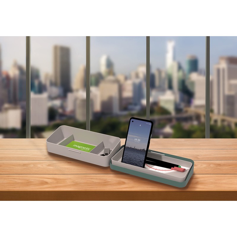 helit The Company H6252552 Desk Organiser Butler in Green/Grey