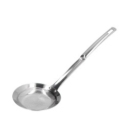 Fine Mesh Straine, Skimmer Spoon 304 Stainless Steel Fine Mesh Residue Oil Food Strainer Kitchen Tool