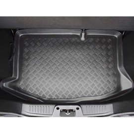 Nomad Boot Liner Compatible with Ford Fiesta 2008-2017 [Mk6] Recyclable Non-Toxic Plastic (PE) Tailored Fit Car Floor Protector Guard Tray Black Custom Fitted Accessory Dog Friendly Waterproof