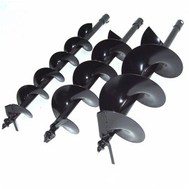 DDBESSIC 3pcs 4'' 6'' 8'' Drilling Bit Set Heavy Duty Auger Post Fence Hole Digger