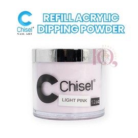 CHISEL ACRYLIC DIP POWDER REFILL 12OZ - LIGHT PINK
