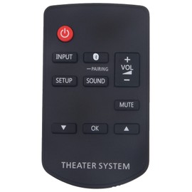 AULCMEET N2QAYC000121 Remote Control Replacement Suitable for Panasonic Home Theater Audio System SC-HTE80 SU-HTB385 SU-HTB580 SC-ALL30 SC-ALL70 SC-HTB680 SC-HTB685 SC-HTB690 SC-HTB880 SC-HTE1 80 SC