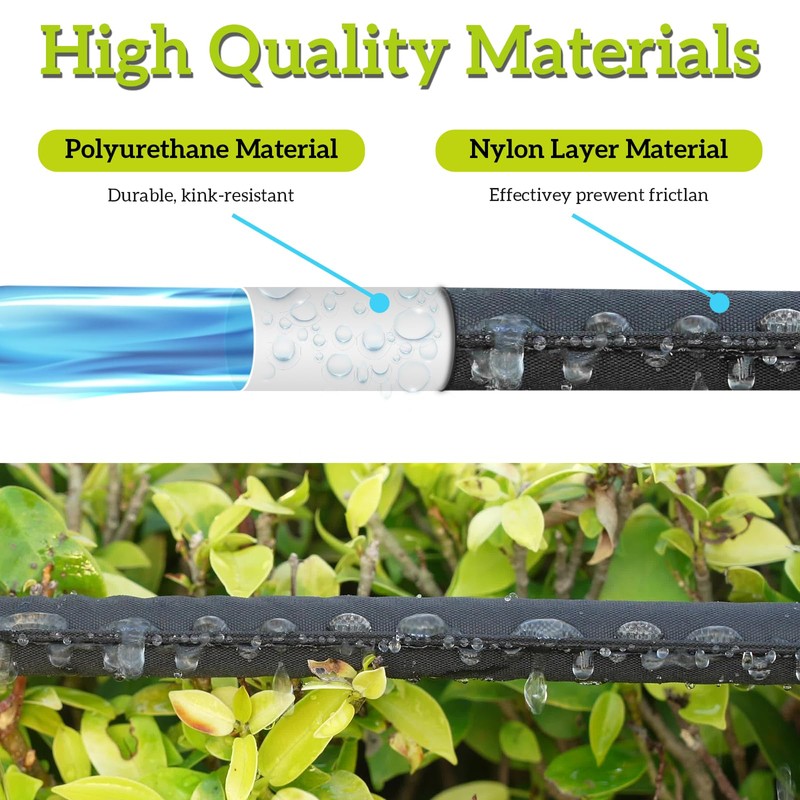 LINEX Garden Flat Soaker Hose 1/2" x 15 ft for