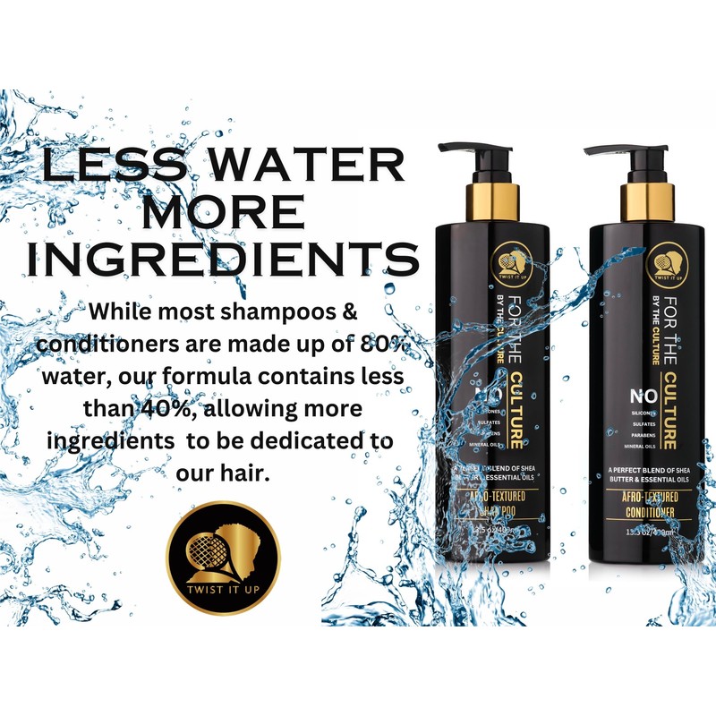Twist It Up New Gold Standard Shampoo & Conditioner Set,