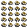 eMagTech 20pcs 4 Pin SMT SMD Side Tactile Push Button