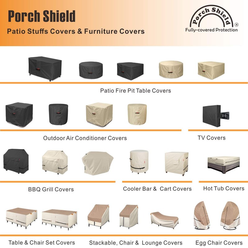 Porch Shield Square Hot Tub Cover - Waterproof Outdoor SPA