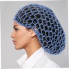 PACKOVE Elastic Band Hair Nets for Women Crocheted Mesh Ponytail