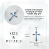 Cross Necklace for Women Men 925 Sterling Silver 5A CZ