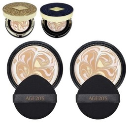 Age 20s Pact Latest Ampoule Essence Lux Gold Refill 2pcs - 25 Year FW Latest Lux Gold No. 23 Refill 2pcs / 에이지20s 팩트 최신상 앰플 에센스 럭스 골드 리필2개 - 25년 FW 최신상 럭스 골드23호 리필2개