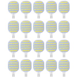 GRV T10 C921 192 194 W5W Wedge DC12V RV LED Lights Interior C12V for Ceiling Dome Light,RV Interior Lighting Cool White 6500K Pack of 20