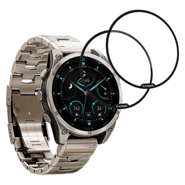 Wondoner Pack of 2 Screen Protectors for Garmin Fenix 8