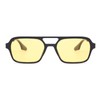 OSAGAMA Vintage Square Sunglasses for Women Men 70s Small Glasses
