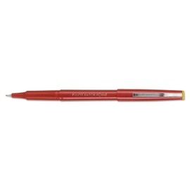 Pilot 11007 Razor Point Marker, .3mm, Extra Fine, Red Ink, 12 pack