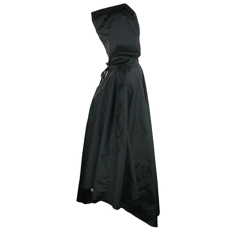 SHEDRAIN Packable Poncho One Size, 1 EA Black