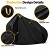 Waterproof Bicycle Cover for Outdoor Storage – 210T Full Bike