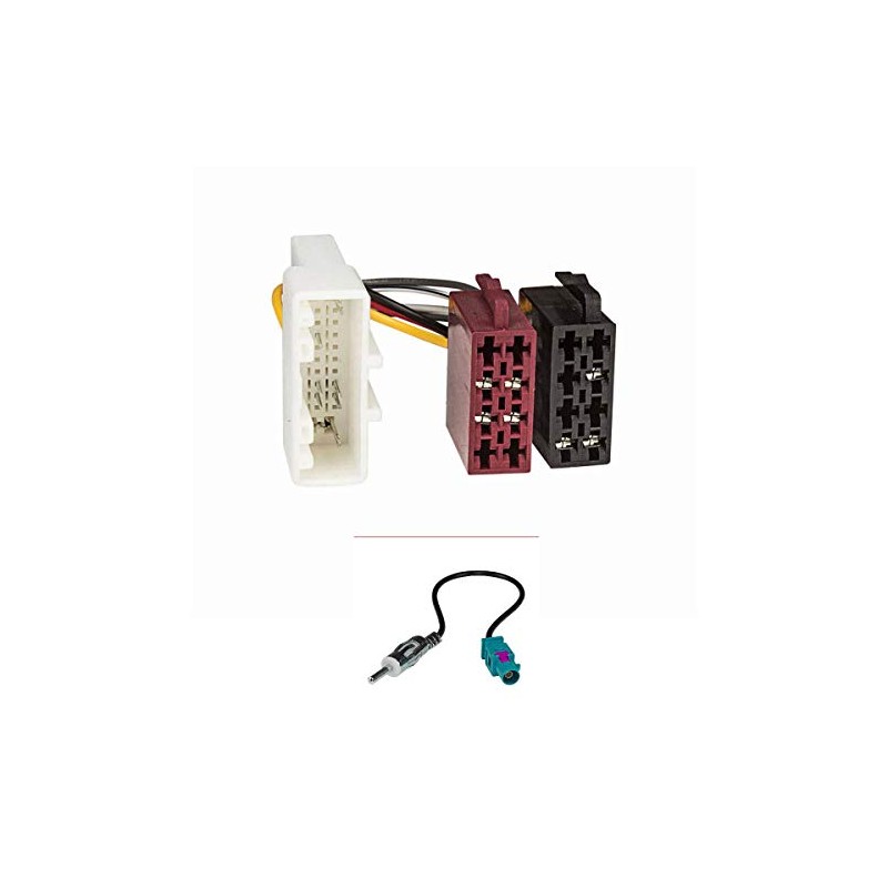 tomzz Audio 7045-003 Radio Adapter Cable Set Compatible with Renault