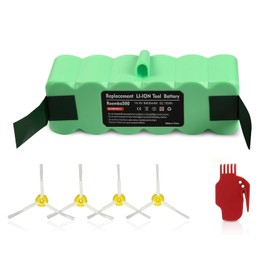 POWTREE Upgraded 6400mAh Lithium【Not Ni-MH】 Roomba 980 Battery for Roomba R3 500-900 Series 500 510 520 530 540 550 560 570 580 600 610 630 650 660 700 760 780 800 870 880 900 980