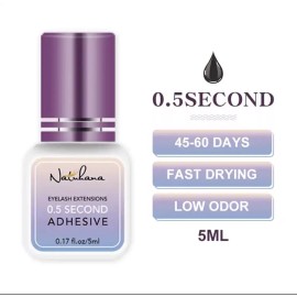 NATUHANA Eyelash Extensions Max Bond Glue 5ml /Adhesive 0.5 Sec Fast Strong