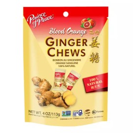 NY Spice Shop Prince of Peace Original Ginger Chews, 4oz – Candied Ginger  Select Flavor - 4oz, Blood Orange Ginger Chews