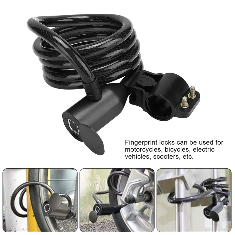 Smart Fingerprint Waterproof Security Portable Keyless Anti Theft Lock for