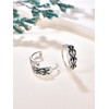 Twist Knot S925 Sterling Silver Thick Round Small Hoop Earrings
