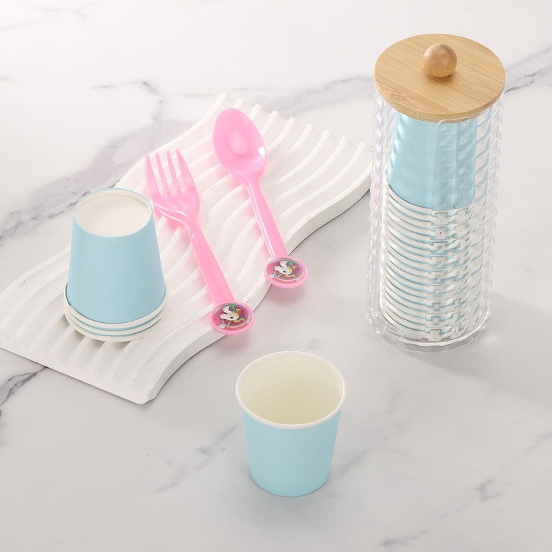 Tecbeauty Cotton Pads Holder Bathroom Storage Makeup Removers Pads Organizer,